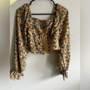 Floral Print Women's Top